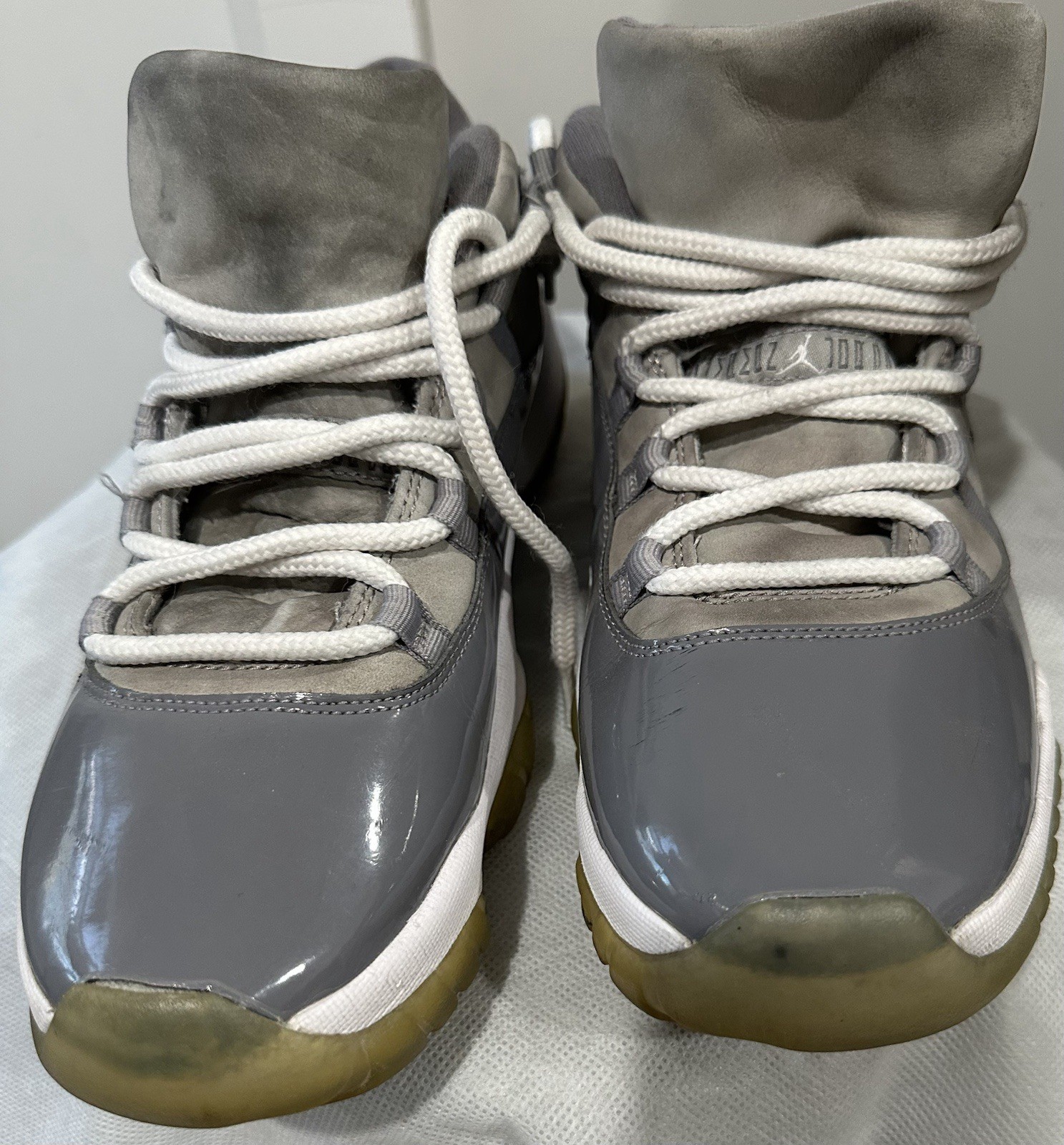 SAOLA Sneakers Jordan grigie e bianche taglia 12 usate