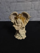 K's Collection Beautiful Blonde Hair Glitter Angel 4" Figurine