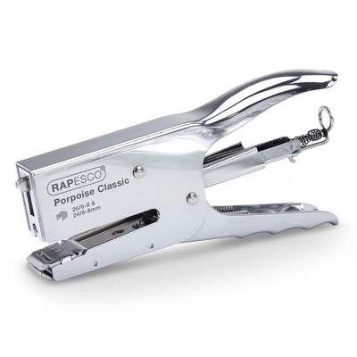 Rapesco Porpoise Packaging Plier Stapler, Uses 26 and 24 Type 1/4''- 5/16''