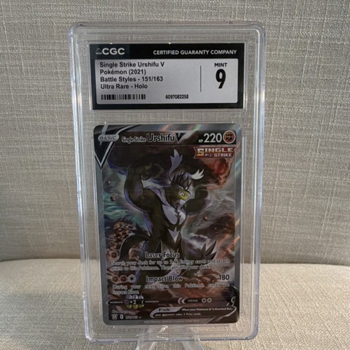 Single Strike Urshifu V graded CGC 9 for sale on eBay