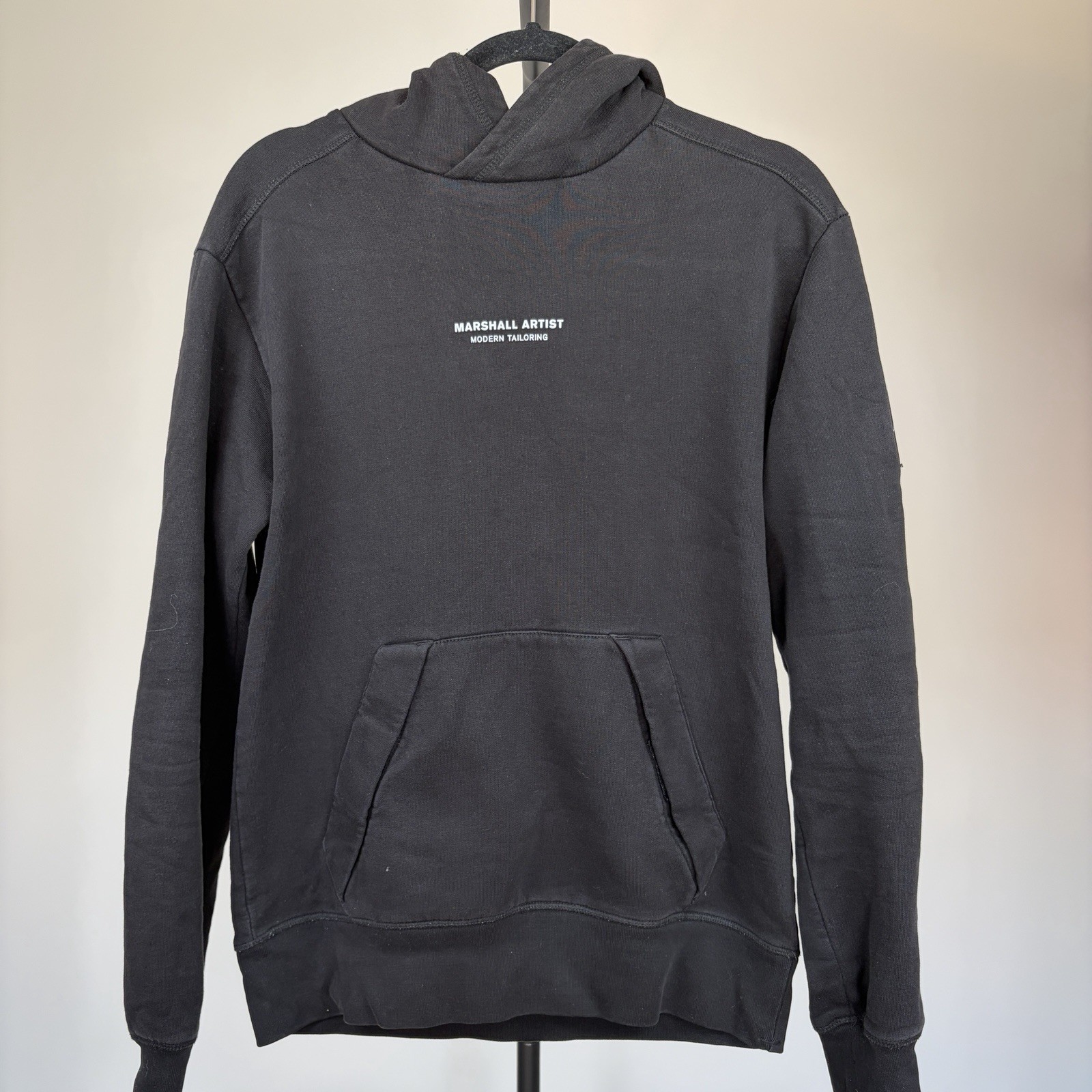 Marshall Artist Modern Tailoring Black Hoodie Jumper Size Medium/Large