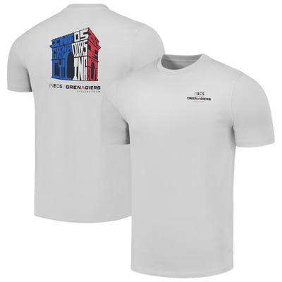 Ineos Grenadiers Herren T-Shirt Castore Cycling Paris Oberteil - Neu