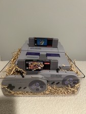 Original Super Nintendo Entertainment System Console SNES Video Game Bundle