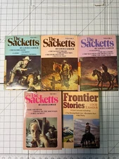 The Sacketts by Louis L'Amour  Volumes 2 to 5 and Frontier Stories HC Lot of 5