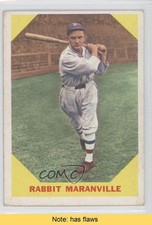 1960 Fleer Baseball Greats Rabbit Maranville #21 HOF READ 0u7