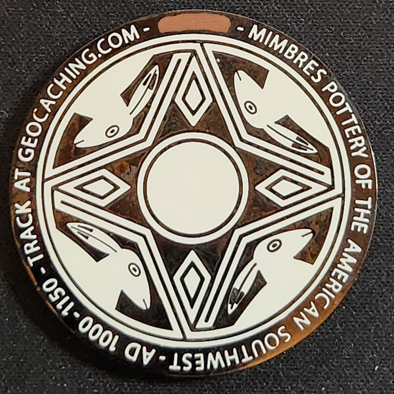 Mimbres Rabbits Geocoin - Activated & Adoptable - TB379TX