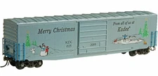 Kadee 6925 HO Scale KDC 2019 Christmas 50' PS-1 Boxcar #025 w 10' Doors LN/Box