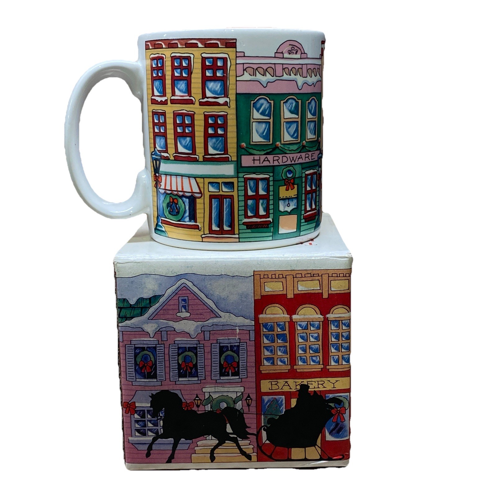 Vintage Russ Berrie And Co Christmas Mug