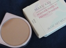 Mary Kay Powder Perfect Pressed Powder Beige 6252 New Old Stock D Shape Lot of 2