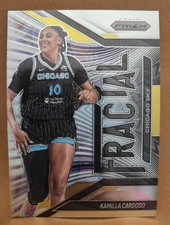 2025 Panini WNBA Prizm Kamilla Cardoso #10 Fractal - Chicago Sky