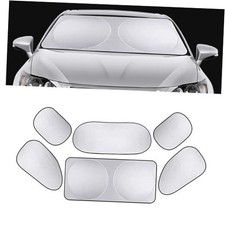 1 Pack 6 Pcs Windshield Sun Shade for Car,Sun Visor Protector, Sun Protection