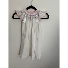 Classic Whimsy Smocked White Girl's Dress size 3T