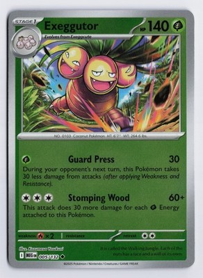 Exeggutor - MEG #005/132 ME01: Mega Evolution Reverse Holofoil NM