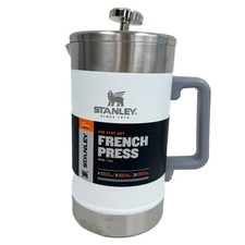 Stanley Classic Stay Hot French Press 48oz Polar White - 10-02888-020