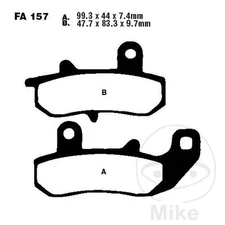 41386-SINTERED BRAKE PADS R ALTN: 7872567 compatible with Suzuki RG 125