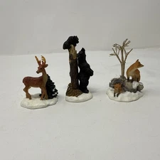 Home Town Traditions Department 56 American Heartland Pine Tree Wooded Animals
