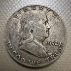 1952-D Franklin Half Dollar 90% Silver US Coin