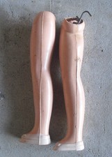 Set of 2 Vintage 1950s Hard Plastic Girl Doll Legs 5 1/4" Long