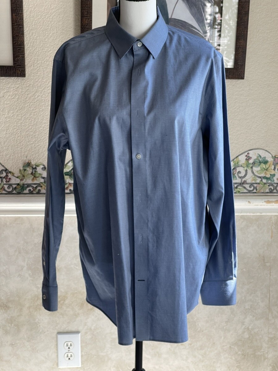 Banana Republic Standard Fit Dress Shirt Button Up Mens L Non-Iron Banana Republic Standard Fit Dress Shirt Button Up Mens L Non-Iron