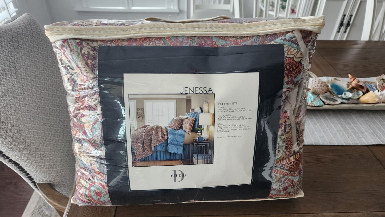 Studio D Twin Mini Quilt Set, Dillards Exclusive, New, Never Used