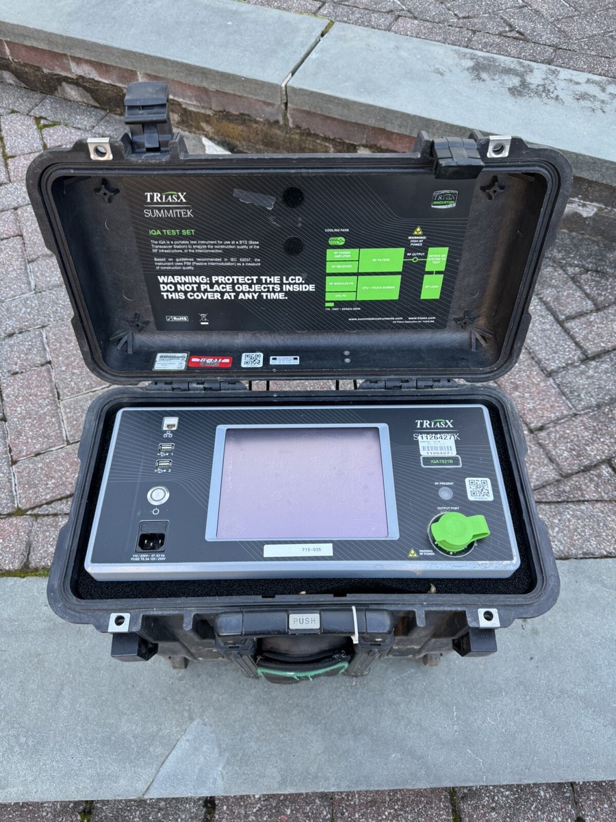 KAELUS TRiasX SUMITEK IQA-1921B PIM TESTER INTERMODULATION TEST