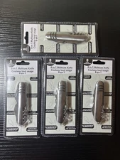 8-IN-1 MULTI USE KNIFE HIKING , CAMPING TOOL BENCH POCKET LOT OF 4 New Sealed