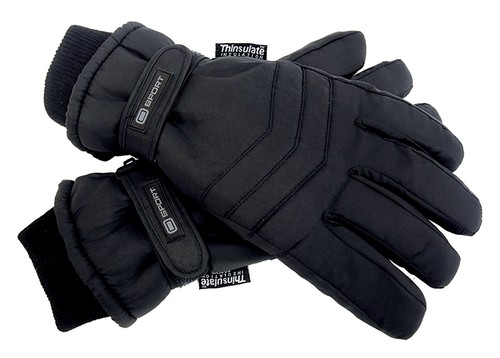 Guanti termici Guanti invernali da uomo neri L XL Guanti