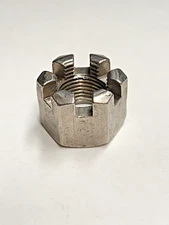 (4) 5/8-18 Slotted Hex Castle Nut Cotter Pin Lock .625-18 Fine UNF 11/16" High