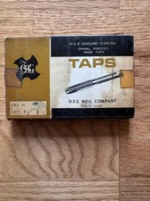 OSG 3/8"-24 NF HSS Spiral Pointed Hand Tap - LOT OF 11
