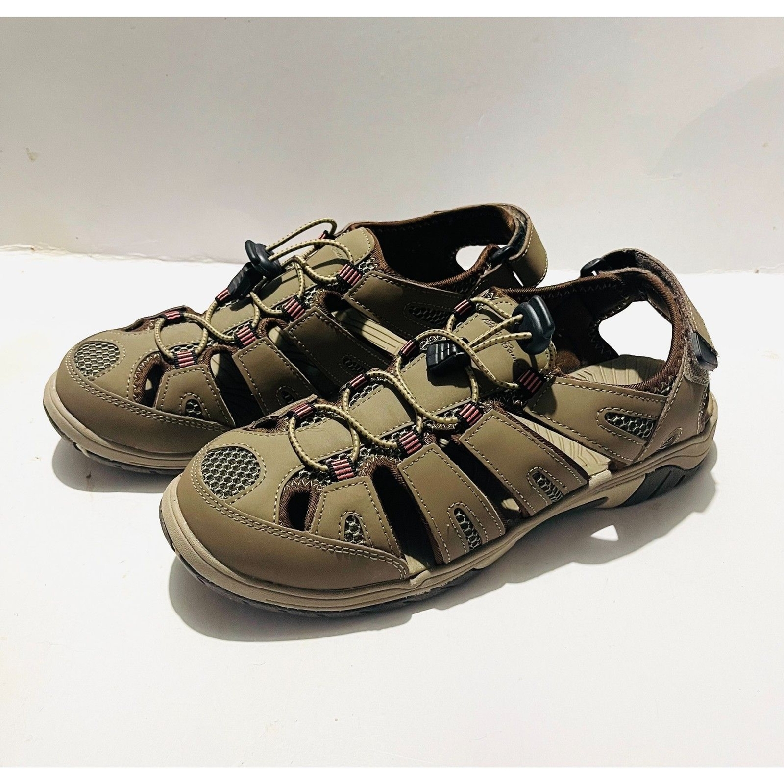 Eddie Bauer Blakely Womens Brown Hiking Sandals Size 9M Outdoor Performance Walking Shoes
