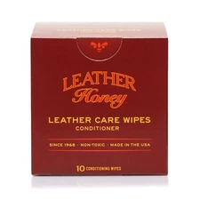 Leather Honey Conditioner Wipes 10 Non-Toxic Leather Care On-the-Go