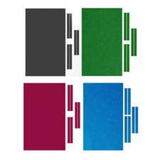 9 FT Table Worsted Pool Table Cloth Cover Fast Speed Billiard Felt PRE-CUT Rail