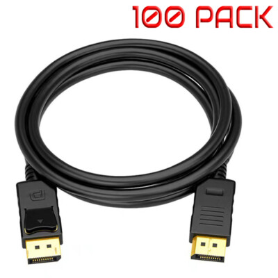 DisplayPort WHOLESALE 4K HD resolution 6Ft cable DP to DP  4K HD resolution lot