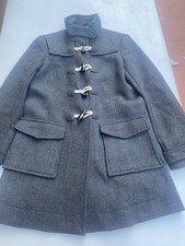 Women  s Vtg Banana Republic Travel Safari Wool Blend Gray Coat Size S