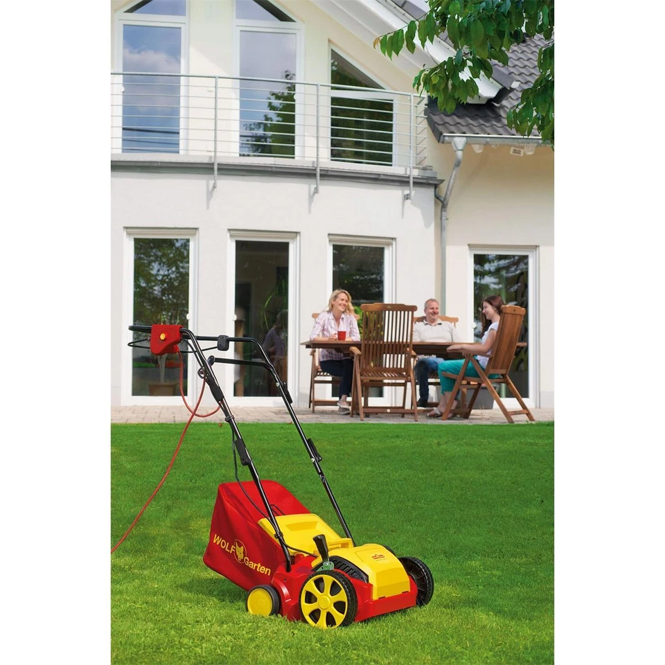 Wolf Garten Vertikutierer VA 303 E 3in1 Elektro Rasenlüfter Fangkorb 30cm 1300W - Bild 2 von 4