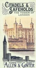 2020 Allen and Ginter Citadels and Safeholds Mini #MCS-6 The Tower of London 