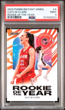 Caitlin Clark 2024 Panini Instant WNBA Rookie of the Year CCROY PSA 9