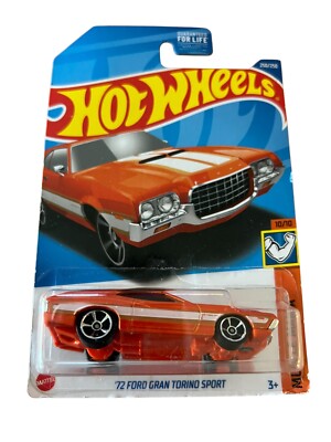 Hot Wheels '72 Ford Gran Torino Sport 250/250 Muscle Mania 10/10 NEW