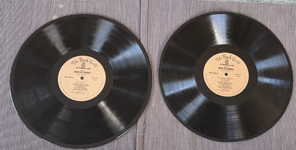 Gluck Orfeo ed Euridice Opera Forrester Stich Randall Steffeck Mackerras 2 LP Foto 3 de 4