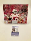 JOEY BOSA OHIO BUCKEYES SIGNED 8X10 PHOTO JSA COA
