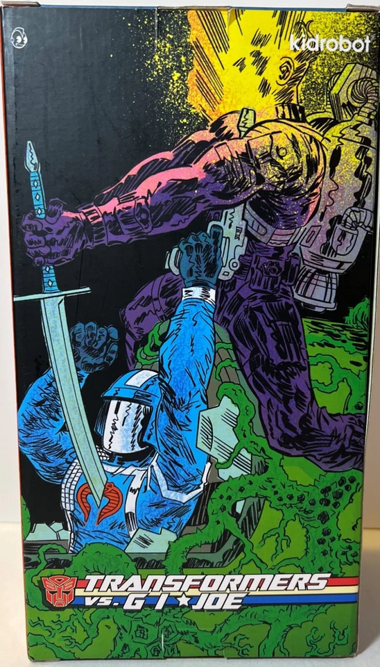 Kidrobot | Transformers Vs G.I. Joe | Blue Cobra Commander | Art Figure - Image 3 of 4