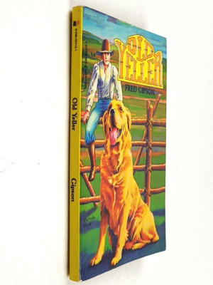 1956 Old Yeller Paperback Book Fred Gibson Scholastic Inc Vtg