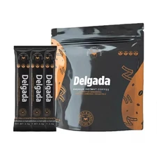 Delgada COFFEE IASO Café Instant Slimming Coffee -25 Packets Mushroom-Mush