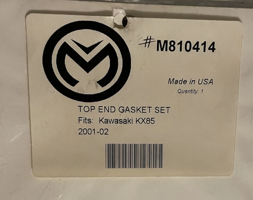 Kawasaki KX85, 2001-2002+ Top End Gasket Set Kit -M810414 - Imagem 2 de 2