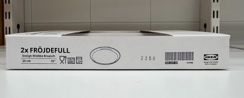 Brand New IKEA FROJDEFULL White Plate 25 cm (10 ") 005.197.28 - Picture 3 of 5