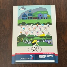 USA Pro Challenge Cycling Bike Race Colorado 2012 Crested Butte Stage 2 Poster