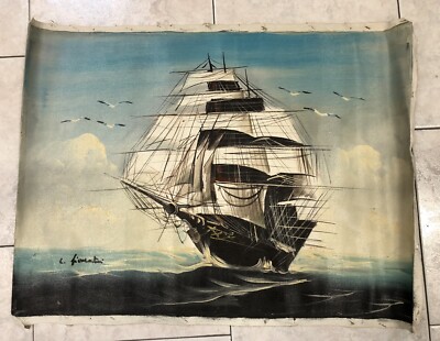 3 Check Oil On Canvas 2 Painter Fiorentini 1 Vessel 1 Landscape And