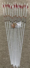 Easton 6.5 Whiteout Arrows 400 2 In. Bully Vanes 12 Pk.