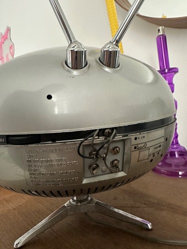 panasonic Apollo orbitel space age 70'S tv TR-005 vintage 😱 - Afbeelding 2 van 7