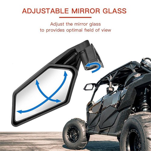 Motorcycle UTV Rear View Mirrors for Can Am Maverick X3 Turbo /R 2017-2022 2023 - Picture 5 of 9